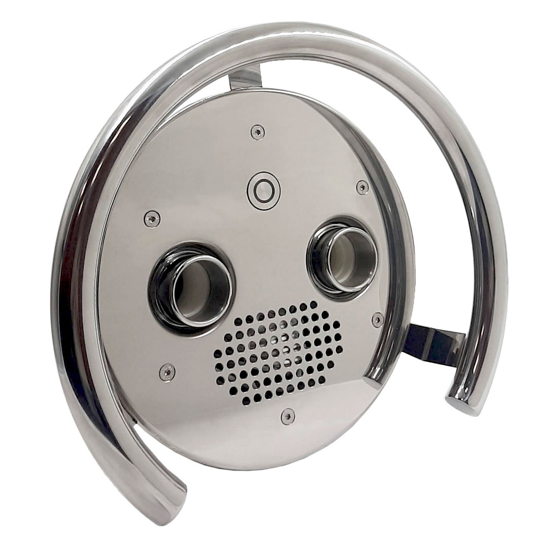 Противоток 75 м3/час Xenozone с двумя соплами и пьезокнопкой, AISI-316 (ПТ.75.1/1)