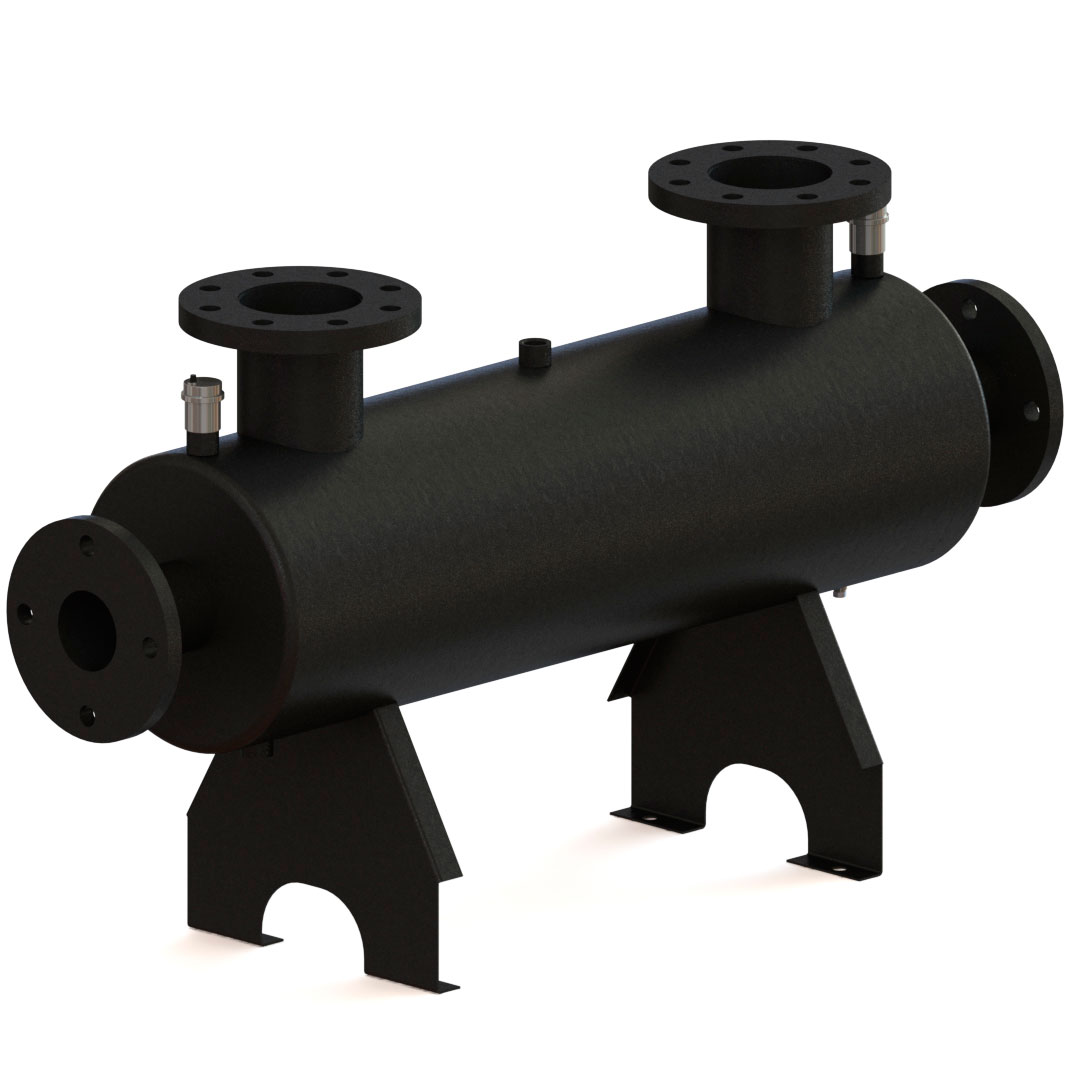 Теплообменник вертикальный 300 кВт Xenozone, d80, AISI-304 (ТО.300)