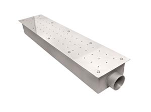 Плато аэромассажное Аква-Техника прямоугольное 150x500 (плитка), AISI-304 (АТ 02.19)