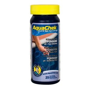 Тестовые полоски AquaChek Peroxide 3 в 1 (перекись водорода, pH, общая щелочность) упаковка 25 полосок (57501)