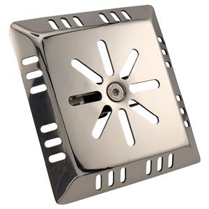 Форсунка донная распорная квадратная 8 м3/час Xenozone (плитка/плёнка), AISI-304 (ФР.120.0-01)