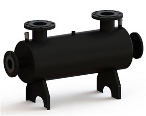 Теплообменник вертикальный 500 кВт Xenozone, d80, AISI-304 (ТО.500)